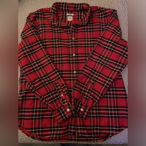 GAP mens plaid button down